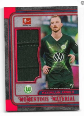 2019-20 Topps Bundesliga Museum Jersey Card : Maximilian Arnold #16/25 - Image 1 of 2
