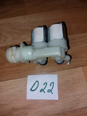 Washing Machine Hotpoint INDESIT Inlet Valve /Solenoid double.EDL90/88-L /D22 - Bild 1 von 4