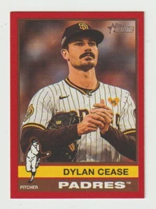 2025 Topps Heritage Red Border #259 DYLAN CEASE San Diego Padres - Picture 1 of 1
