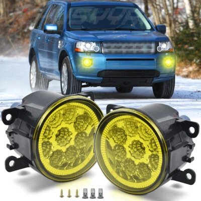 Pair LED Fog Lights FOR 2009-2012 Land Rover Range Rover Sport LR4 LR2 - Image 1 of 4