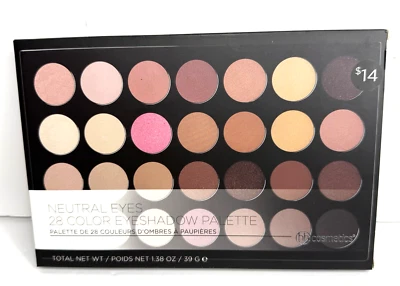 BH Cosmetics Neutral Eyes 28 Color Eyeshadow Palette BH-1000-013 Cruelty Free - Image 1 of 4