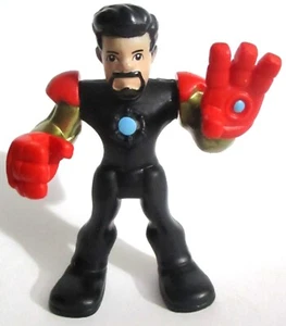 Marvel Super Hero Adventures Tony Stark From Iron Man Armor Up Fortress Figure - Picture 1 of 2