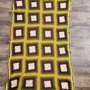 "Häkeldecke afghanische Überwurf 46"" x 70" - Bild 1 von 3