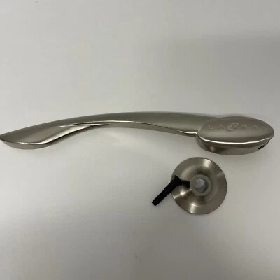 LA-Z-BOY Reclinable Mango Plateado Perezoso con Anillo de Borde Lado Izquierdo. Lazyboy 11,5" Foto 1 de 4