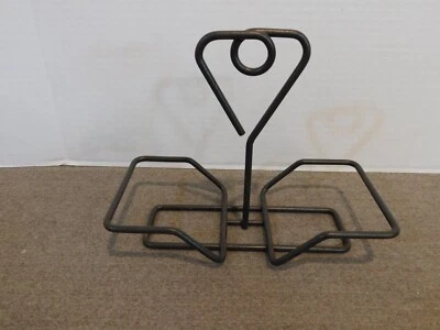 Pampered Chef 2 Bowl Wrought Iron Caddy - Image 1 of 4