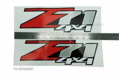 Red Silver Sticker Z71 4x4 Decal For Chevrolet Chevy Holden Colorado 2006-2011 Foto 1 de 4
