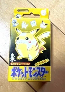 Pokemon Playing Card Poker Pikachu Yellow ver Nintendo 1996 First Generation - Picture 1 of 13