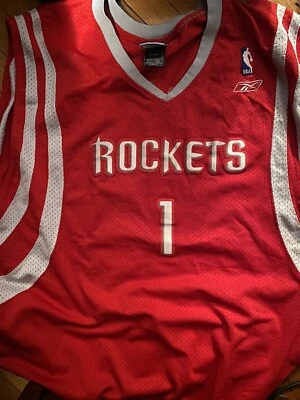 2004 Adidas Tracy McGrady #1 Хьюстон ракеты выезд НБА Джерси 3XL + 2 Swingman - Изображение 1 из 4