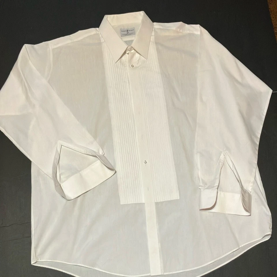 Elegante camisa de esmoquin blanca para hombre 2XL Foto 1 de 3