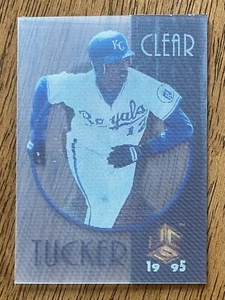 Inserto Clear Shot SportFlix UC3 MICHAEL TUCKER 1995 #CS12 Royals - Foto 1 di 2