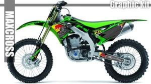 KAWASAKI KX250F KX450F 2013 2014 2015 2016 MAXCROSS GRAPHICS STICKER DECAL NH1 - Picture 1 of 9