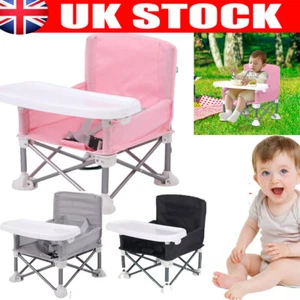 Outdoor Camping Chair Mini Folding Portable High Chair for Infants Toddlers UK - Picture 1 of 20
