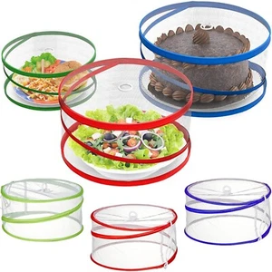 3 piezas Cubiertas de comida plegables BBQ Fiesta Pop Up Malla Protector Red de mosca y avispa - Imagen 1 de 3