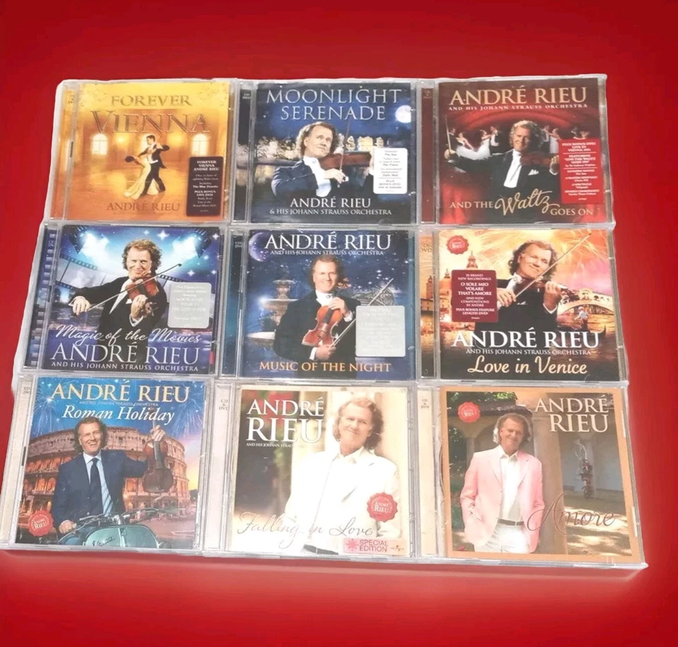 Andre Rieu: Complete 9  CD/DVD Deluxe Edition (2010-2017) Perfect Christmas Gift Foto 1 de 4