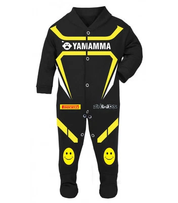 Yamamma Baby Biker Race Sleep Suits - image 1 of 4
