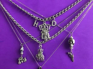 5 Layer HD Necklace 1980 Harley Davidson - Picture 1 of 7
