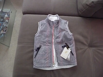 LAPIN HOUSE JUNIOR COUTURE REVERSABLE BOYS SLEEVLESS JACKET NEW WITH TAGS - Image 1 of 4