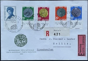 SE66 SWITZERLAND 1962 FDC Pro Patria - coins - Picture 1 of 1