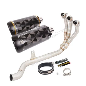 For Triumph Trident 660 Tiger 660 Sport 2023 Exhaust System Front Pipe Mufflers - Picture 1 of 13