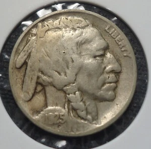 Fine+/VF 1925 S San Francisco Buffalo 5C nickel COMBINE SHIPPING! - Picture 1 of 6