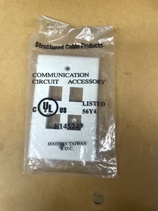 Accesorio de circuito de comunicación Structured Cable Products listado 56Y4 E145249 - Imagen 1 de 1