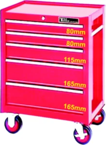 5 Drawer Rollaway T&E Tools TES305 - Picture 1 of 1