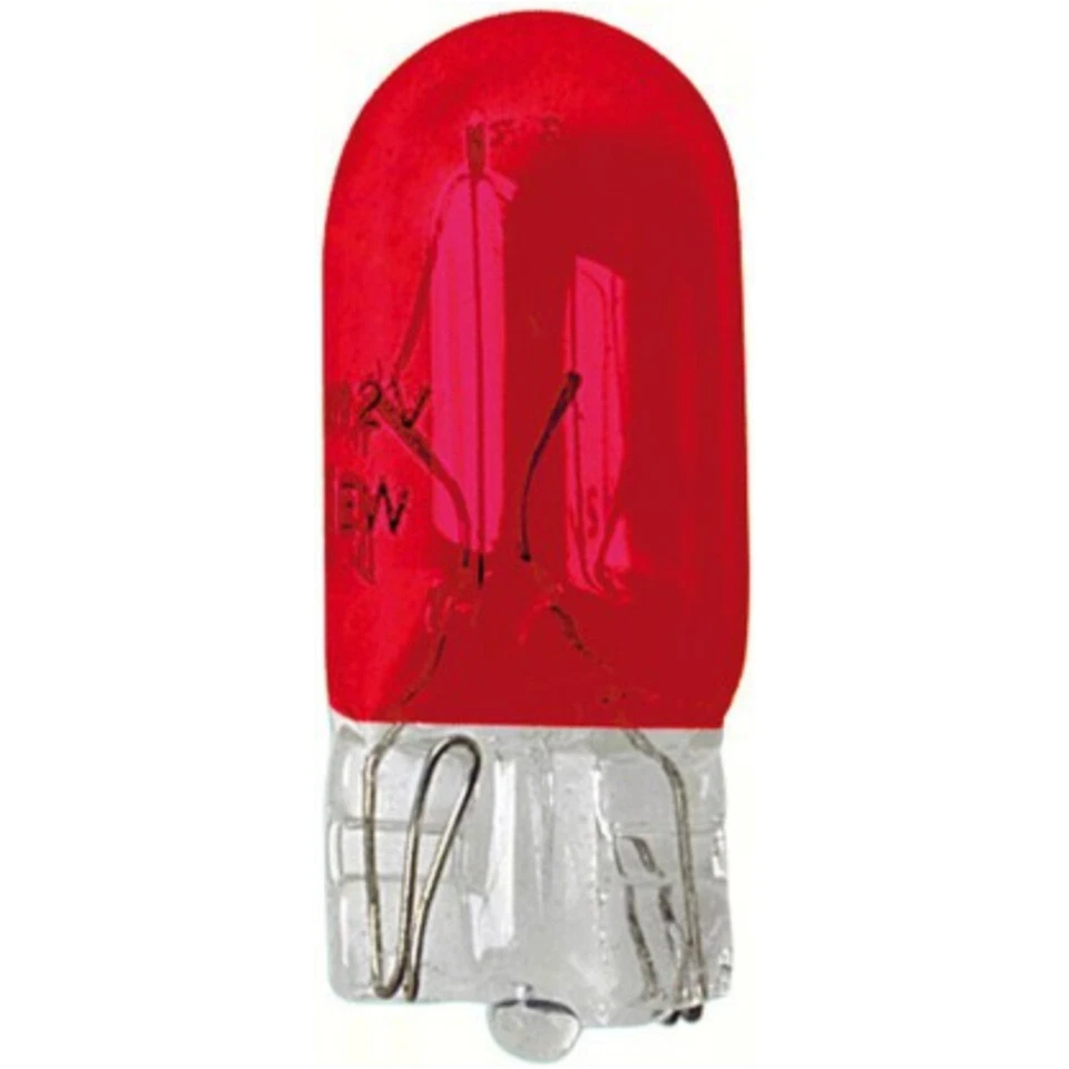 Rot T10 W2.1X9,5D 5W, 2 Stk 12V Wedge base lamp - (W5W) 5W W2,1x9,5d pcs Red - Bild 1 von 1