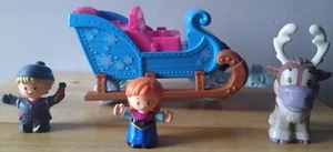 Trineo Fisher-Price Little People Disney Frozen Kristoff con linterna encendida - Imagen 1 de 9