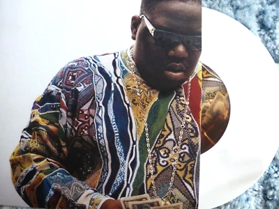 NOTORIOUS B.I.G. & 2PAC 45 RPM 7" - Where Brooklyn At WHITE VINYL - Image 1 of 4