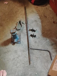 81-93 OEM Dodge Ram D150 W150 Bottle Jack, Folding Handle,Brackets - Picture 1 of 4