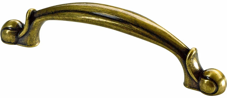 Hettich Möbelgriff Schubladengriff Möbelgriffe 64 mm Antik Alt Messing 03679