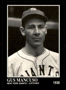 1991 Conlon Collection TSN #129 Gus Mancuso Excellent