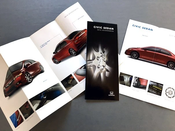 2010 Honda Civic Sedan Original Factory Accessories Brochure - Image 1 of 1