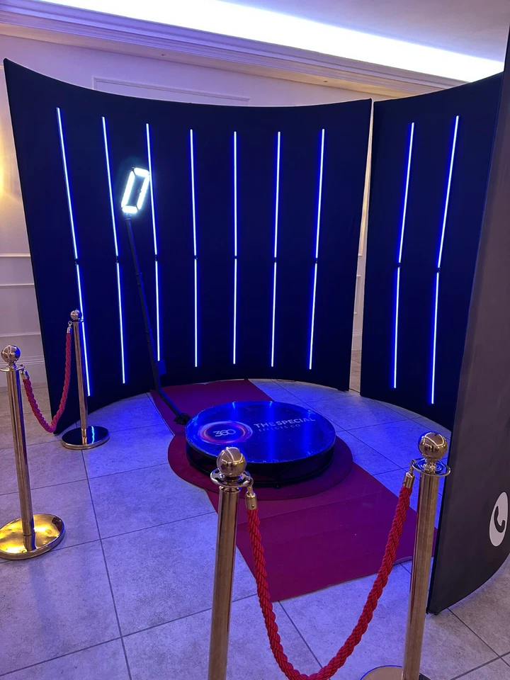 360 Photo/Video Booth For Hire Over Uk North West Birthday Party Graduation Wed - Image 1 of 4