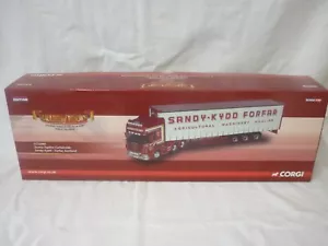 Camión moderno Corgi 1:50th/Haulage CC12940 Scania Topline lado cortina Sandy Kydd - Imagen 1 de 4