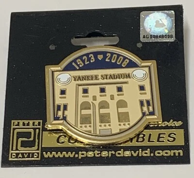 New York Yankees Pin MLB Hat Lapel Pin Yankee Stadium 1923–2008 Peter David - Image 1 of 2