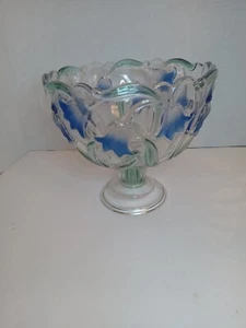 "Compote redondo verde y azul ""Mikasa Bluebells"" - Imagen 1 de 3
