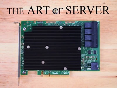 LSI 9300-16i 12Gbps SAS-3 PCIe x8 HBA P16 IT mode ZFS TrueNAS UNRAID - Image 1 of 4