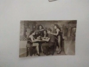 Les Apaches Du Petit Balcon Passage Thiere La Bastille RPPC Postcard Sexy - Picture 1 of 6