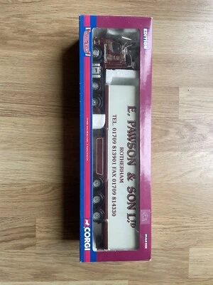 Corgi - Volvo FM Box Trailer - E. Pawson & Son Ltd. (Hauliers Of Renown) CC13506 - Image 1 of 3