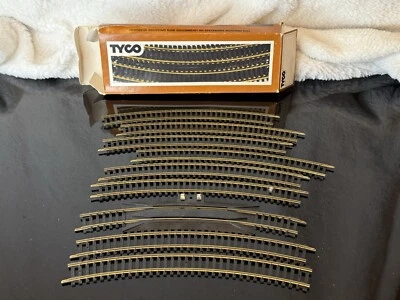 Vintage Tyco 1975 HO Gauge 9 Curve Track 91-0-189 w/ Original Box - Image 1 of 4