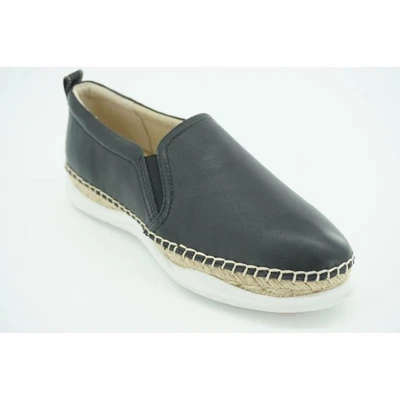 Sam Edelman Kassie Black Leather espadrille Flat Sneaker SZ 7 New $130 - Image 1 of 4