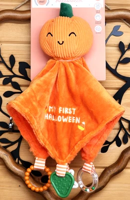 Dream Gro Pumpkin Lovey My First Halloween Manta de Seguridad Mordedor Sonajero Juguete Foto 1 de 4