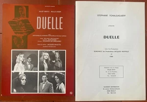 Plaquette + Synopsis DUELLE Jacques Rivette BULLE OGIER Juliet Berto 1976 - Picture 1 of 2