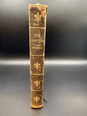 The Forty-Five By Alexandre Dumas Thomas Nelson And Sons- Vintage Book Foto 1 de 4