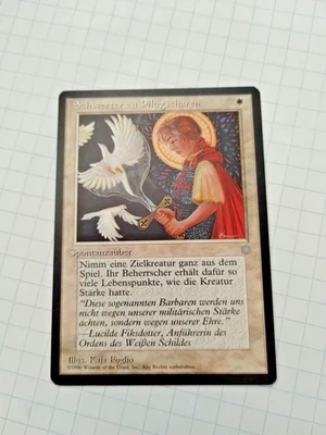 MTG Swords to Plowshares (Schwerter zu Pflugscharen) Ice Age Reg. -Uncirculated - Image 1 of 3