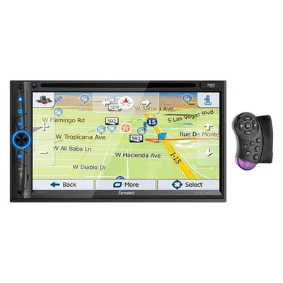 Multimedia DVD Receiver Farenheit 7" Touchscreen Display Double DIN Multimedia - Image 1 of 4