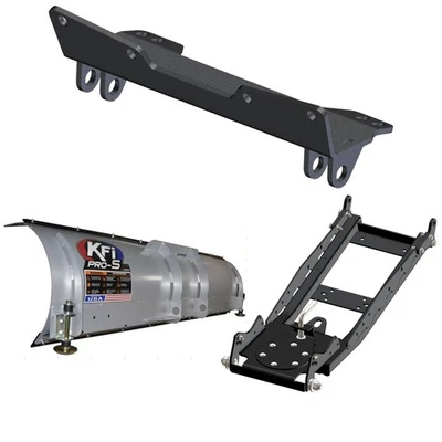 KFI Plow Kit For Polaris Ranger Crew XP1000 Texas 2020-25 With 72" Steel Blade - Image 1 of 3