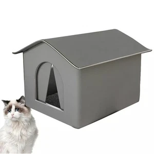 Outdoor Cat House Courtyard Pet Dog Outdoor Stray Pet Dog Warm Loving Home - Picture 1 of 12