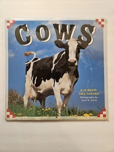 SEALED 2004 16-Month Wall Calendar: COWS Lynn Stone Photography - Picture 1 of 2